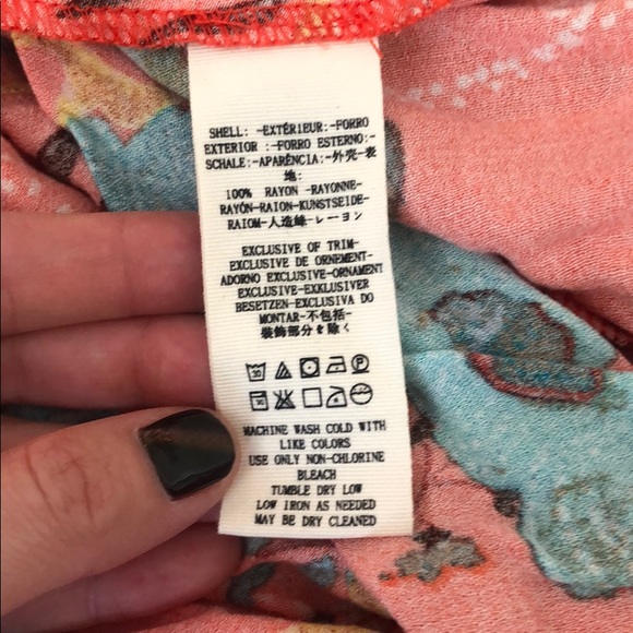 Free People Coral Floral Tunic - Picture 4 of 5